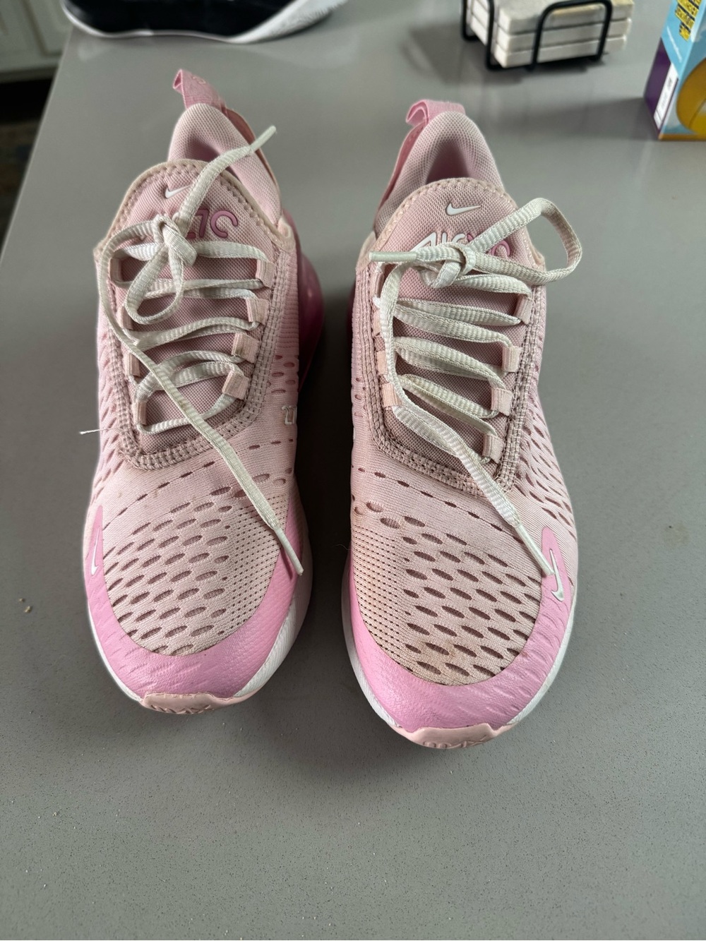 Nike Women's Pink Breathable Running Sneakers used but like new